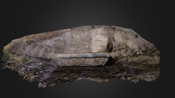 Pipeline Construction Trench 3D Model