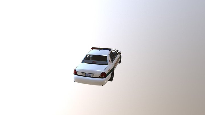 Sheriff Car "Gaime County" Model 3D Model