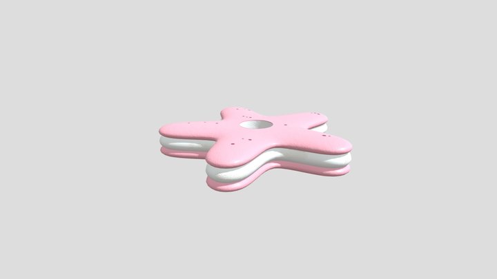 Macarone Star 3D Model