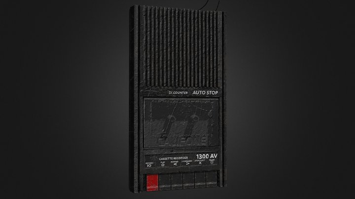Cassette Recorder 3D Model