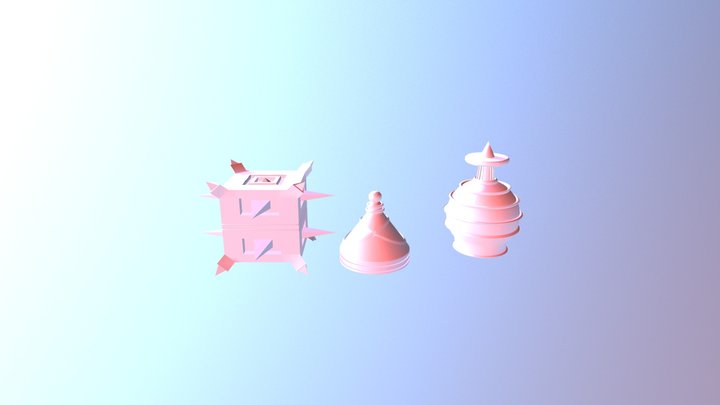 [CGCookie] Primative Shapes Excercise 3D Model