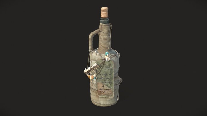 asset_bottle 3D Model