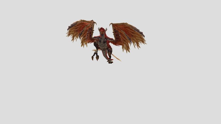 Roc The Phoenix 3D Model