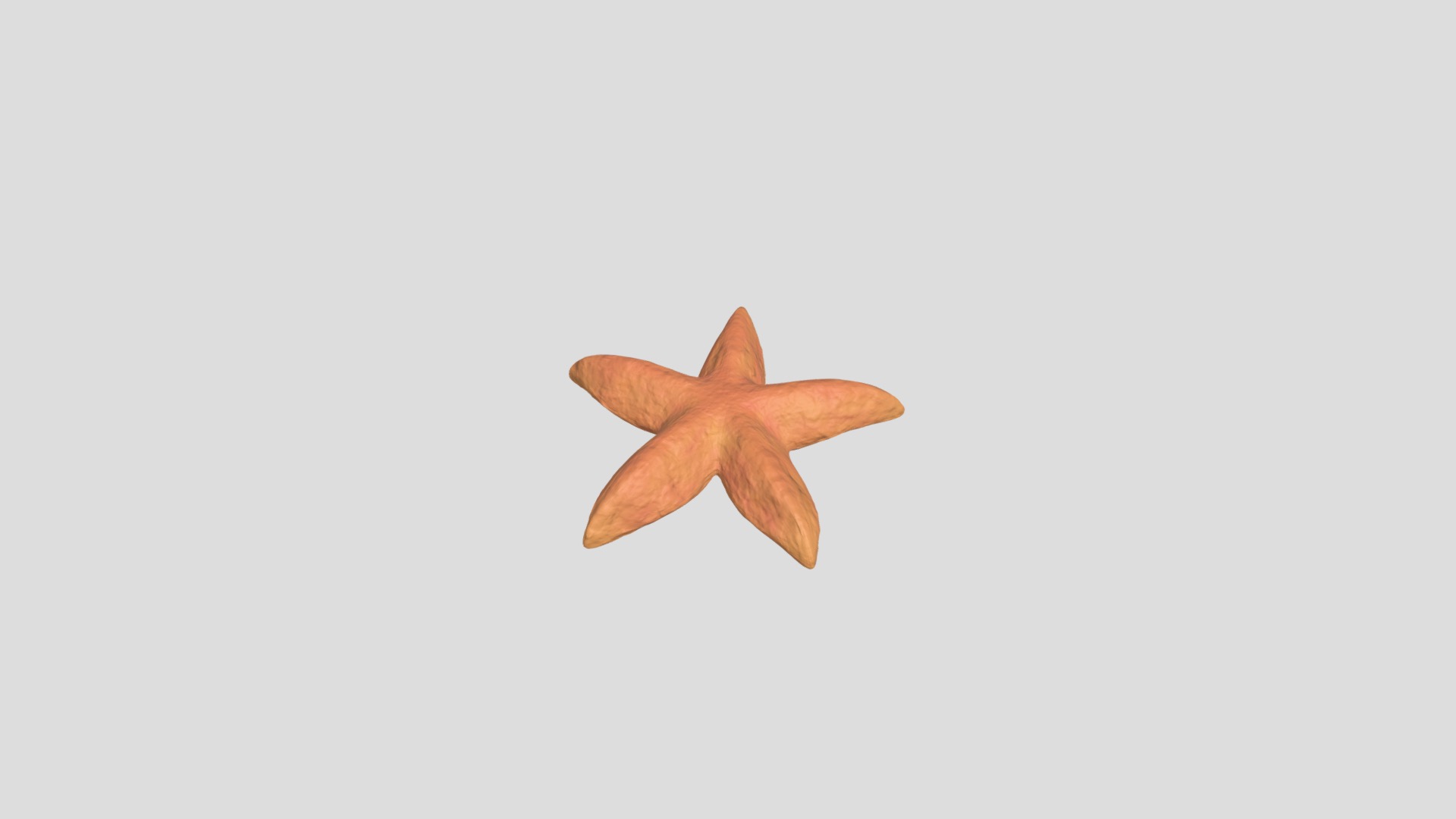 3D model Seastar - This is a 3D model of the Seastar. The 3D model is about a starfish on a white background.
