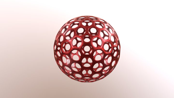 Hollow Sphere 3D Model