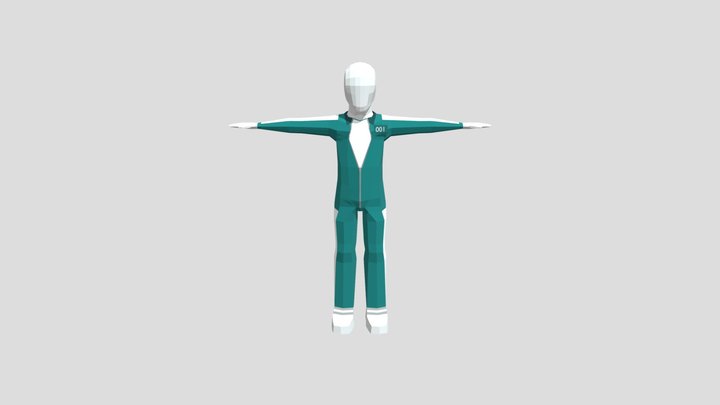 Squid Game character 3D Model