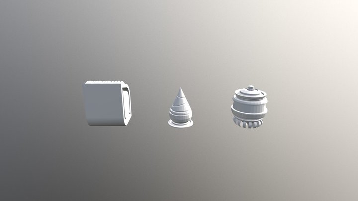 Peach Mesh Modeling Exercise 01 3D Model