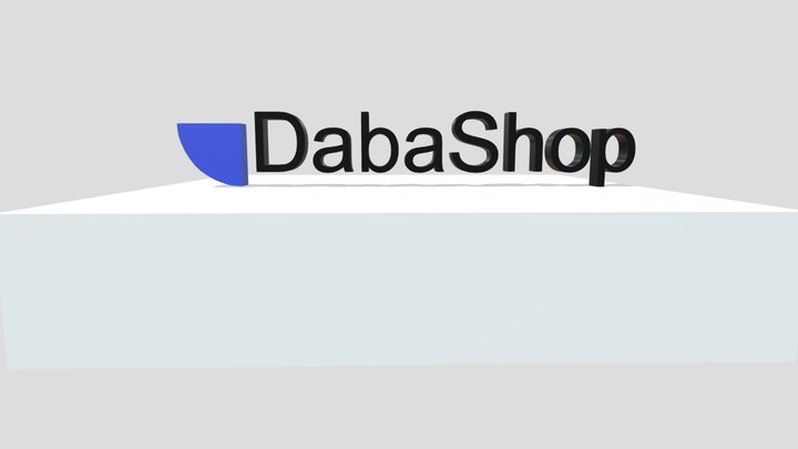 Logo Daba Shop 3D Model