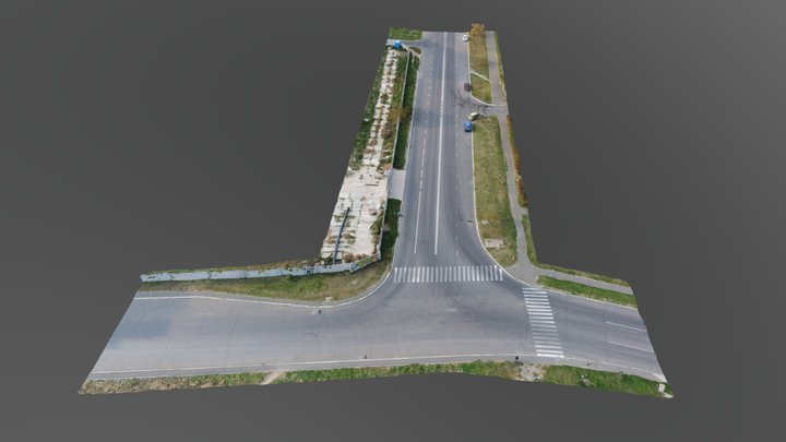Road Chornomorsk Ukraine 3D Model