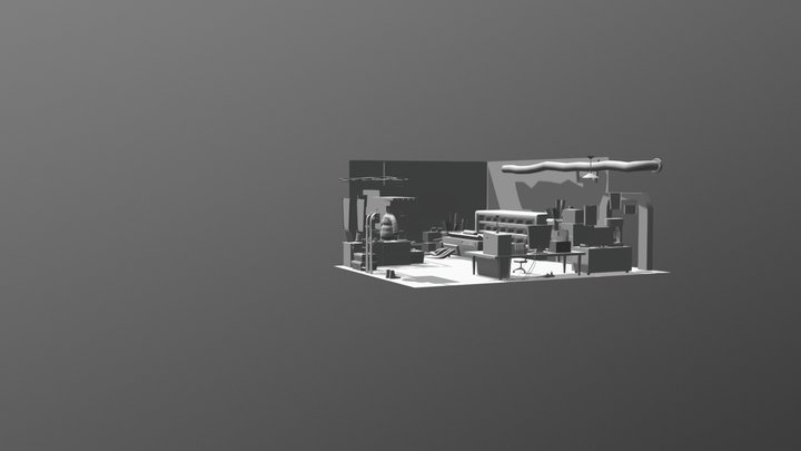 Southpoleobservactory 3D Model