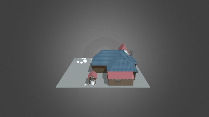 My Neighbour Totoro Kusakabe Household 3D Model