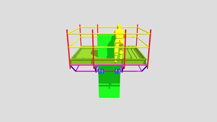 scaffold for the column splice2 3D Model