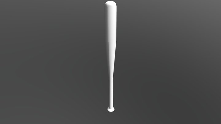 Ronald And Christians Baseball Bat. 3D Model