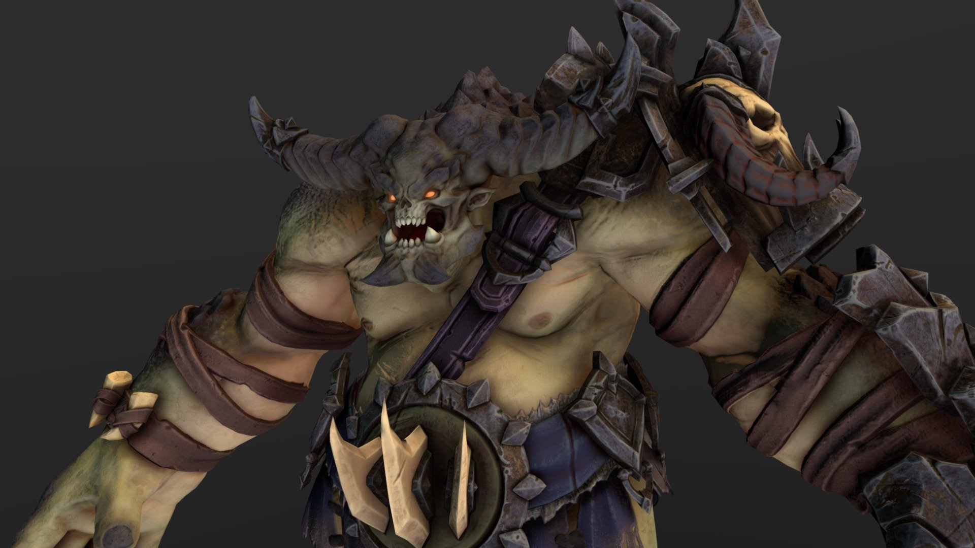 Grock - Darksiders 3 - Rigged - Download Free 3D model by wrimpr ...