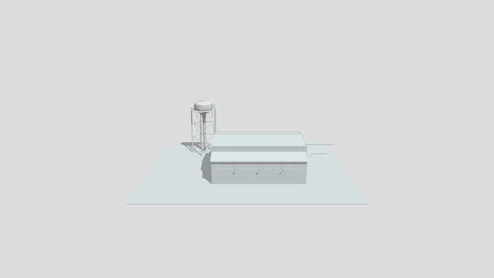 old warehouse 3D Model