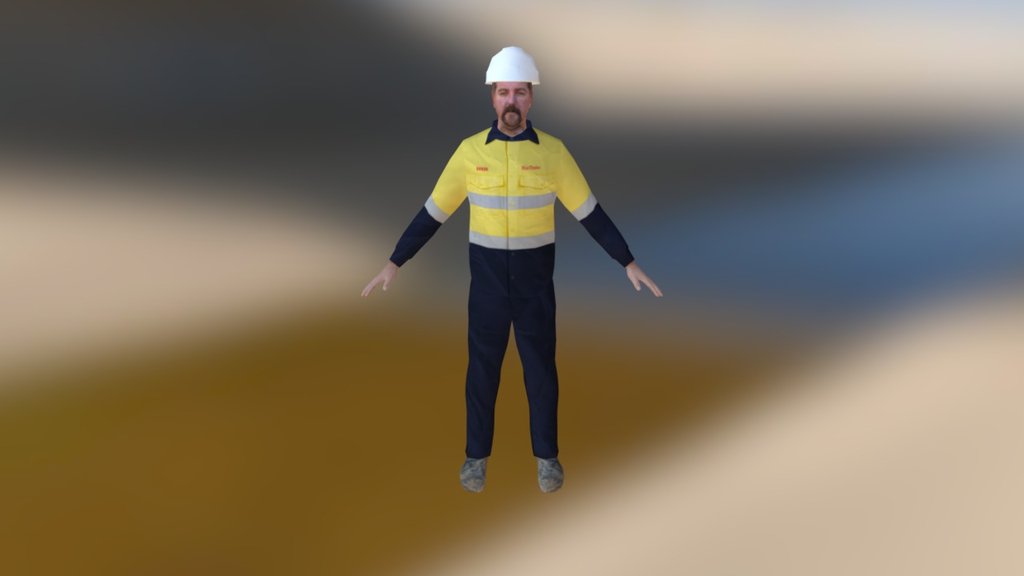 Worked Rigged - 3D model by clancy_yo [01be8da] - Sketchfab