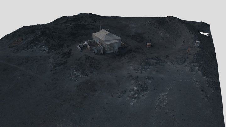 Cape Royds Hut (Drone) 3D Model