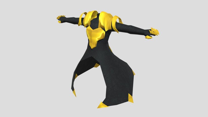 Rixriz's Armored Long-Jacket (ver. ShortTail) 3D Model