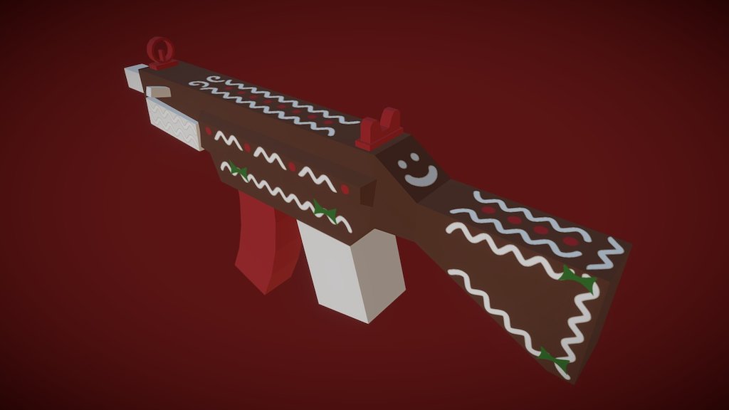 Gingerbread Viper - 3D model by Claudy [01bf884] - Sketchfab
