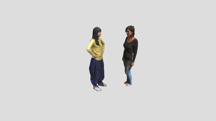 Implikatur Percakapan 3D Model