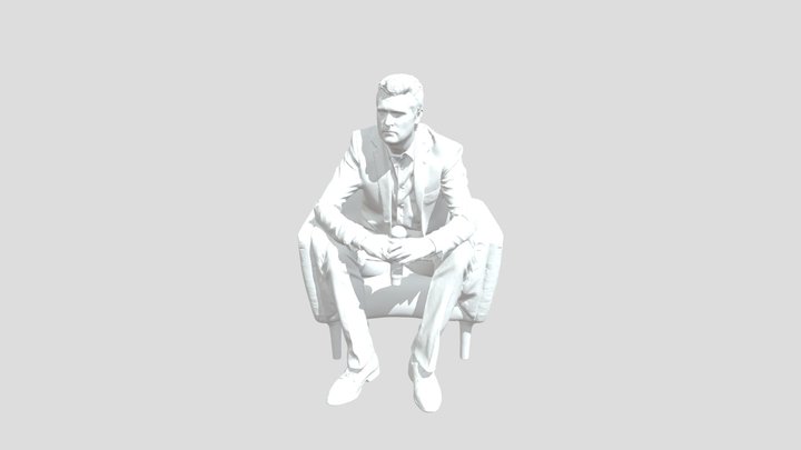 Thoughtful Speaker 3D Model