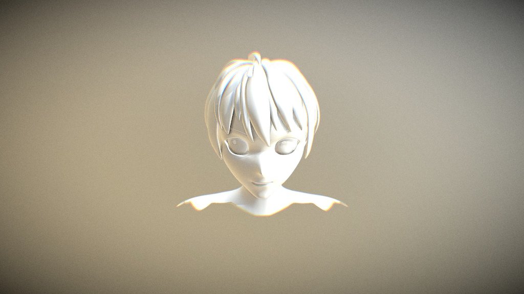 Kirito Head SAO (Blender)