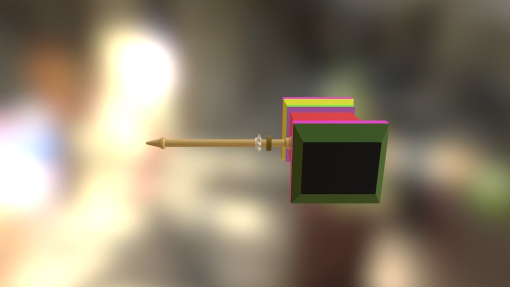 Hammer Low Poly