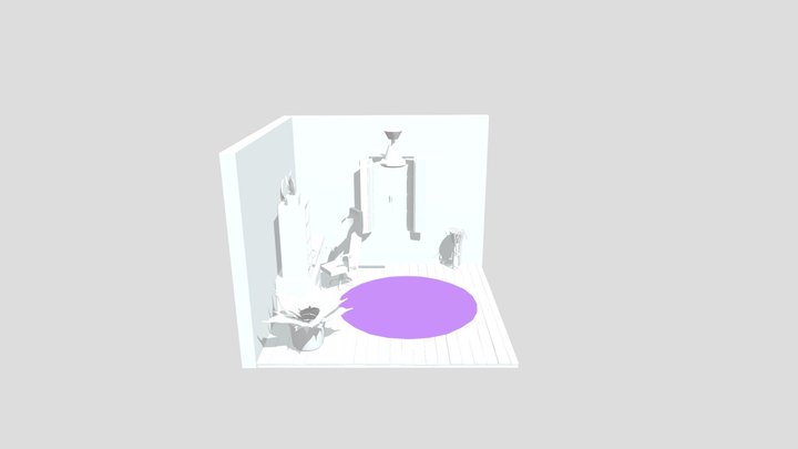 Study Room 3D Model