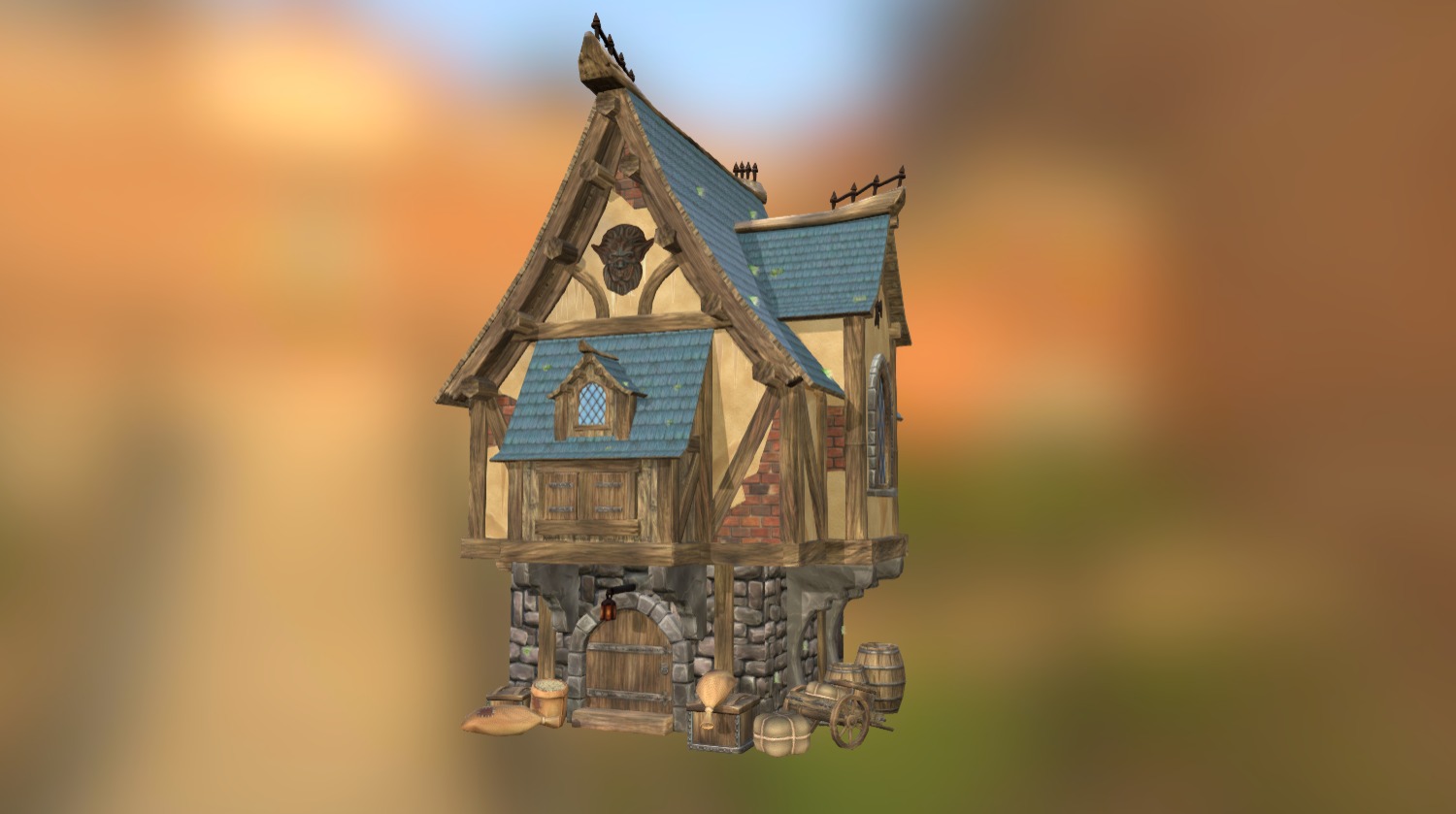 Merchant's House - 3D model by InsaneShogun (@chilloutz) [01c4227 ...