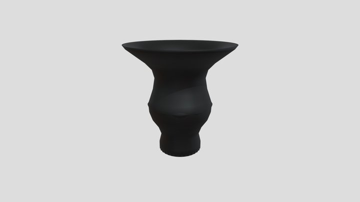 Vaso prova realizzato con Blender 3D Model