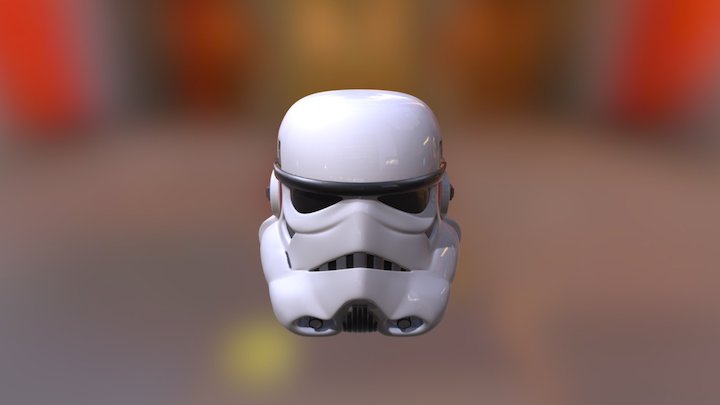 Stormtrooper Helmet 3D Model