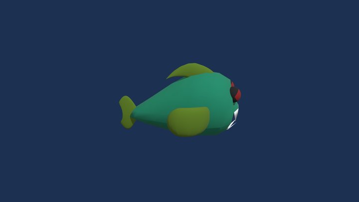 Piranha Blockout 3D Model