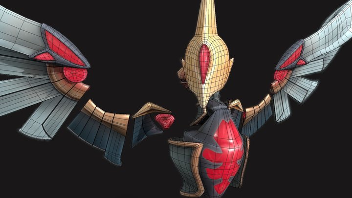 Born To Rise bird enemy - LIV - InGame version 3D Model