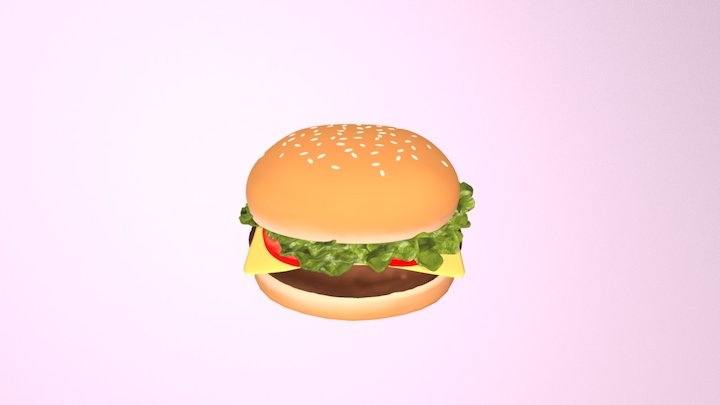 Burger 3D Model