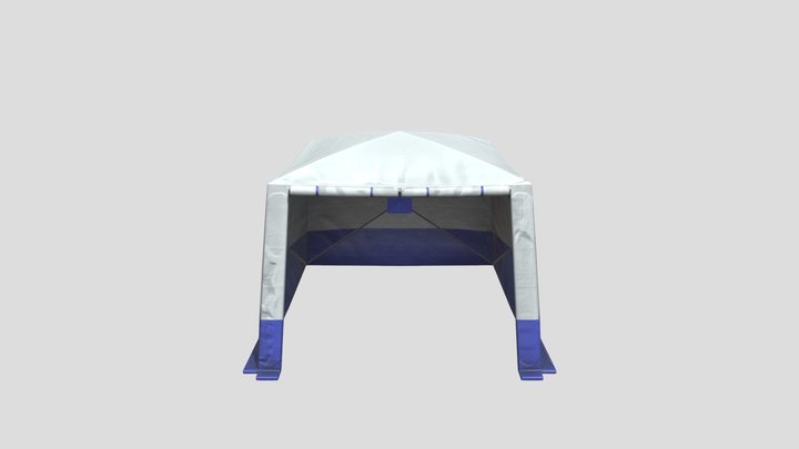 Police tent 3D Model