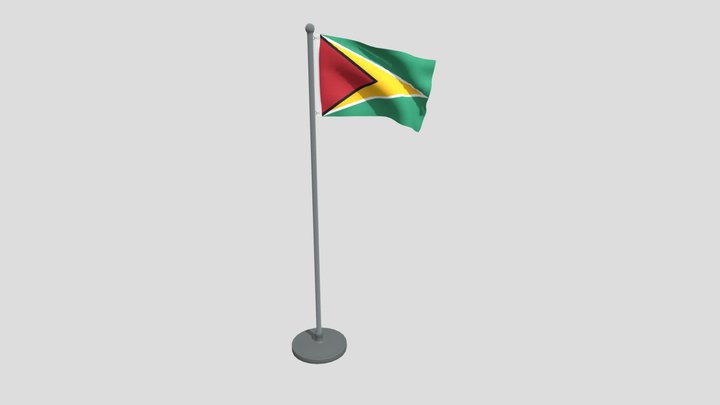 Animated Flag Of Guyana