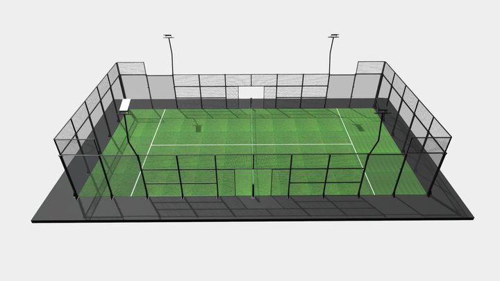 AZTEK PADEL_MODELO ESTRUCTURAL 3D Model
