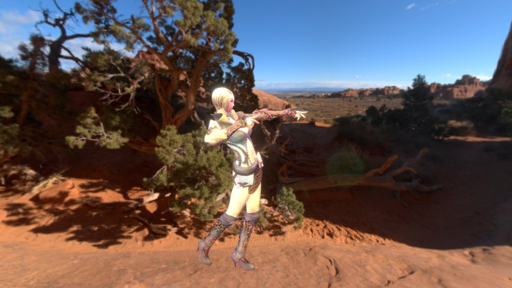 Elve doing stuff and magic