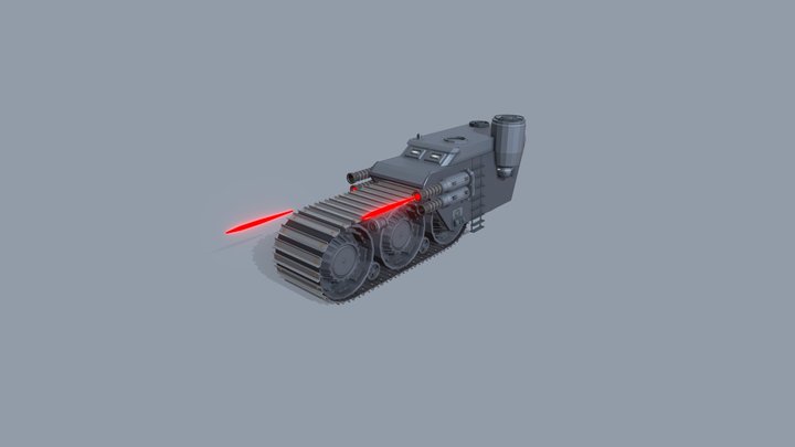 Draft combat vehicle from Star Wars. 3D Model