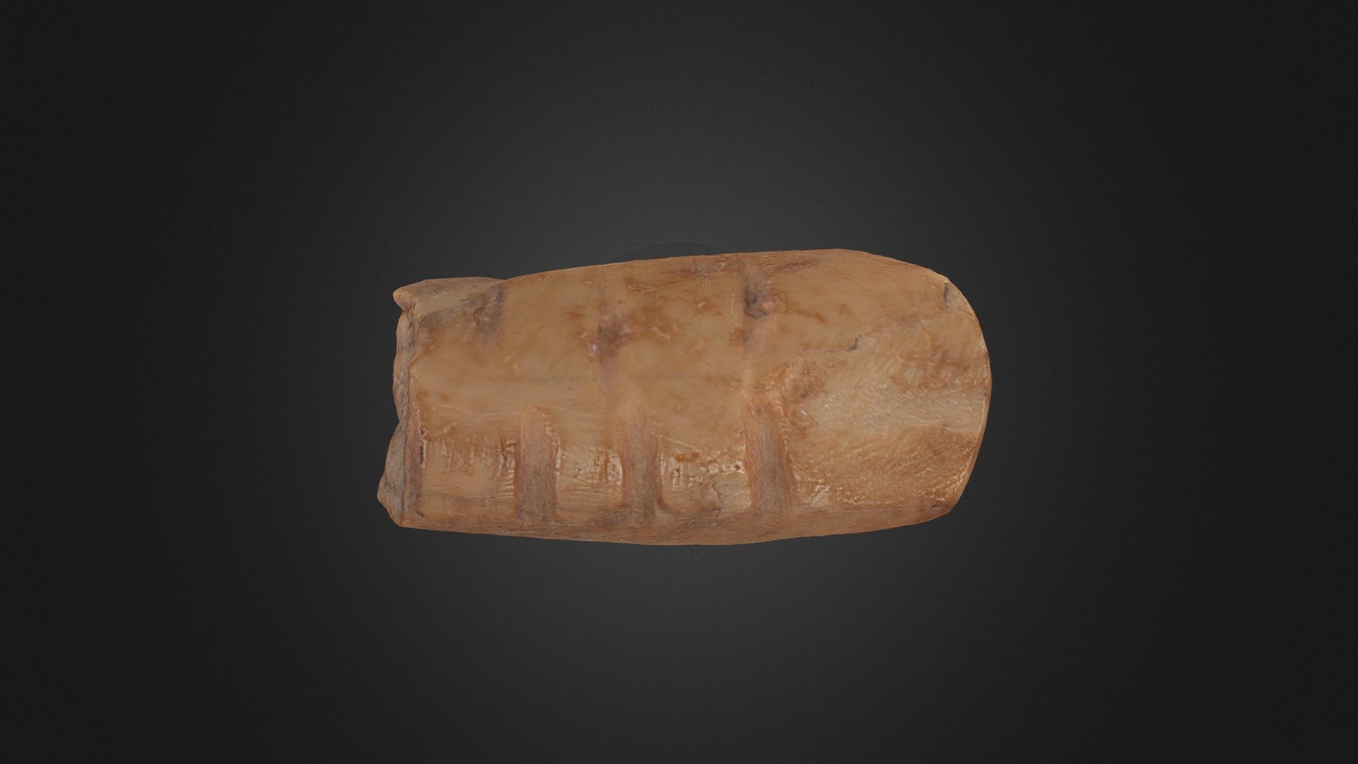 9177 1 Bone Gaming Piece — Sketchfab embed 3D viewer