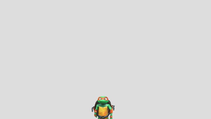 Michelangelo | TMNT Mutant Mayhem 3D Model