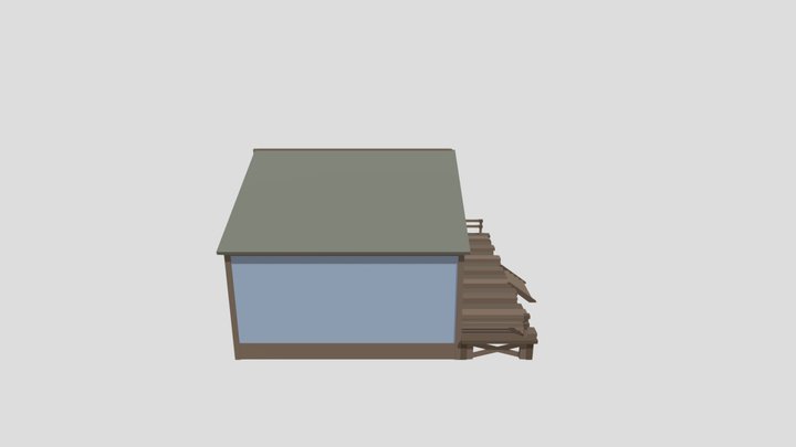 DEAD RAILS HOUSE (read desc before downloading) 3D Model
