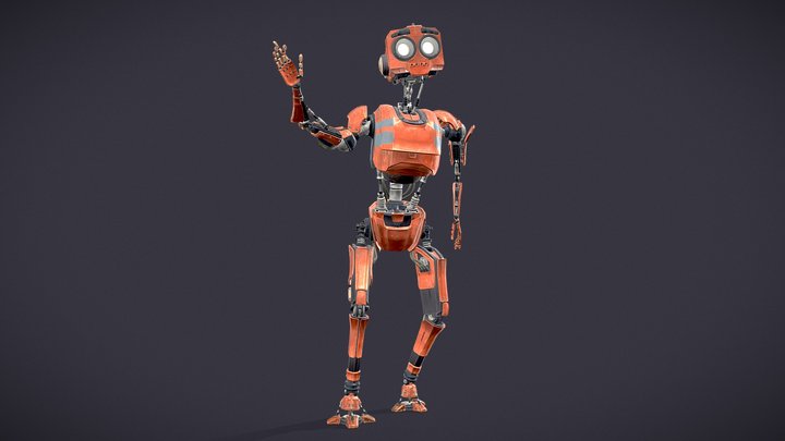 Mr. Robot 3D Model