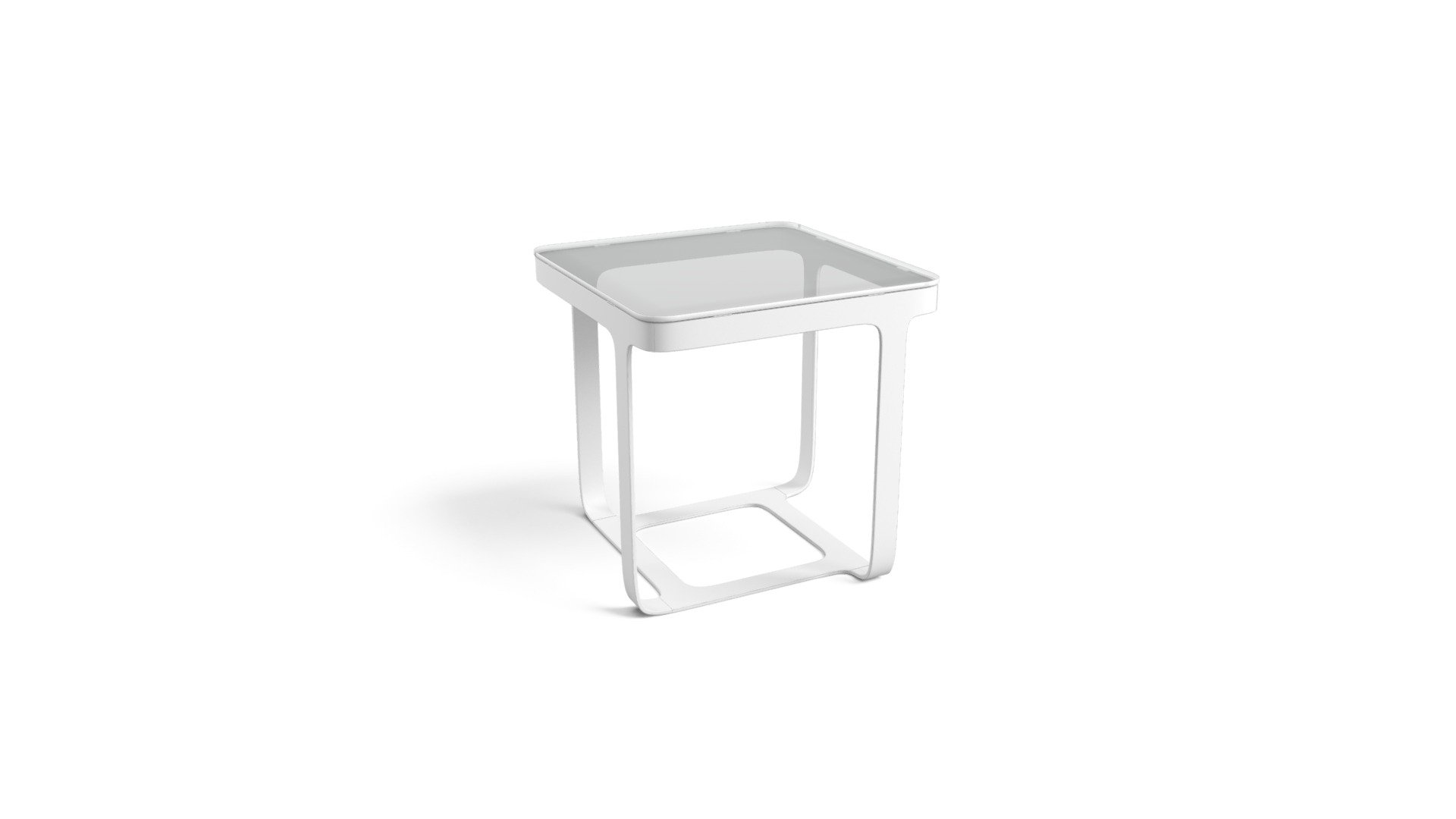 Arwin Side Table, White Download Free 3D model by MADE