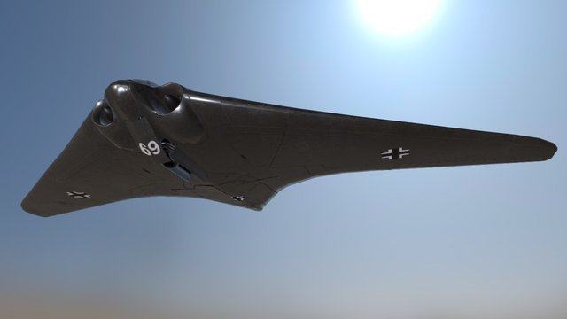 Gotha 229(Ho IX V3) 3D Model