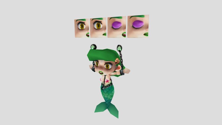 Mermaid A N64 3D Model