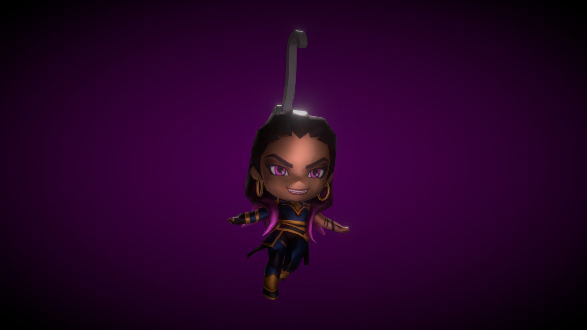 Valorant - Reyna Chibi (Keychain) - Download Free 3D model by Luquita ...