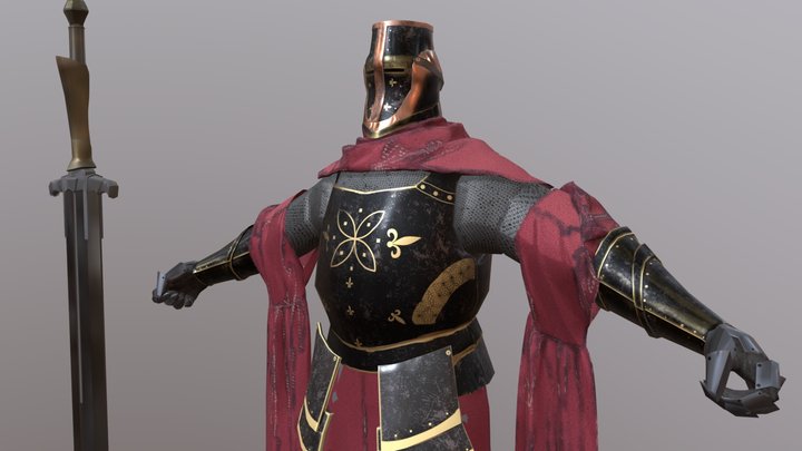 Heavy Knight 3D Model
