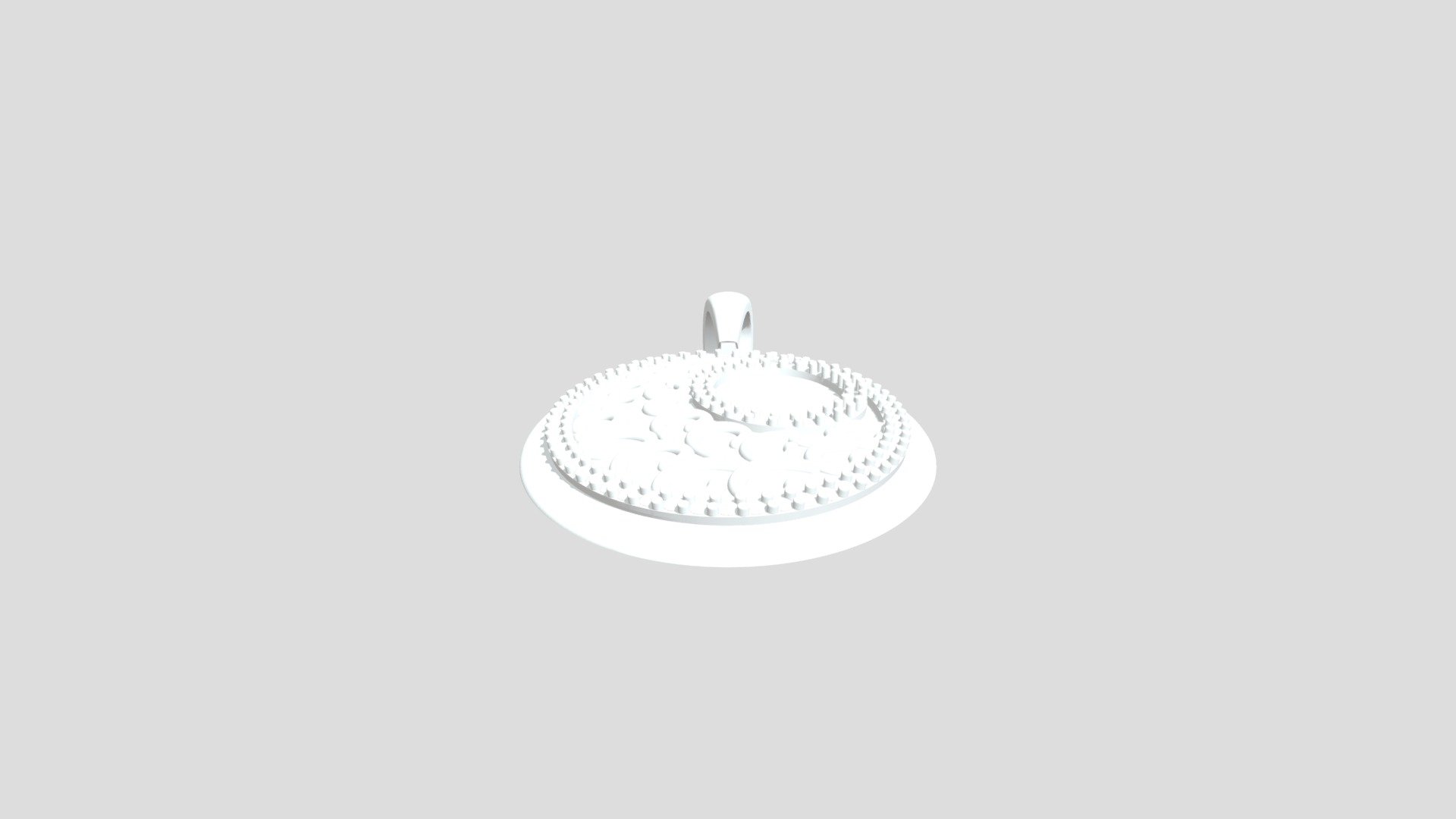 Pave Diamond Silver Filigree Pendant Jewelry