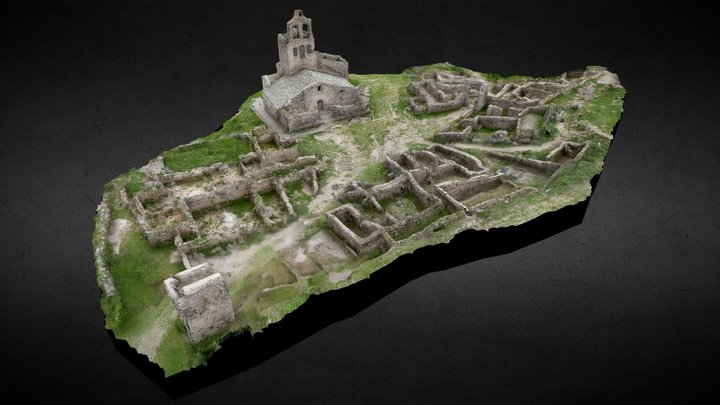 Santa Creu de Rodes (s. X - s. XV) 3D Model